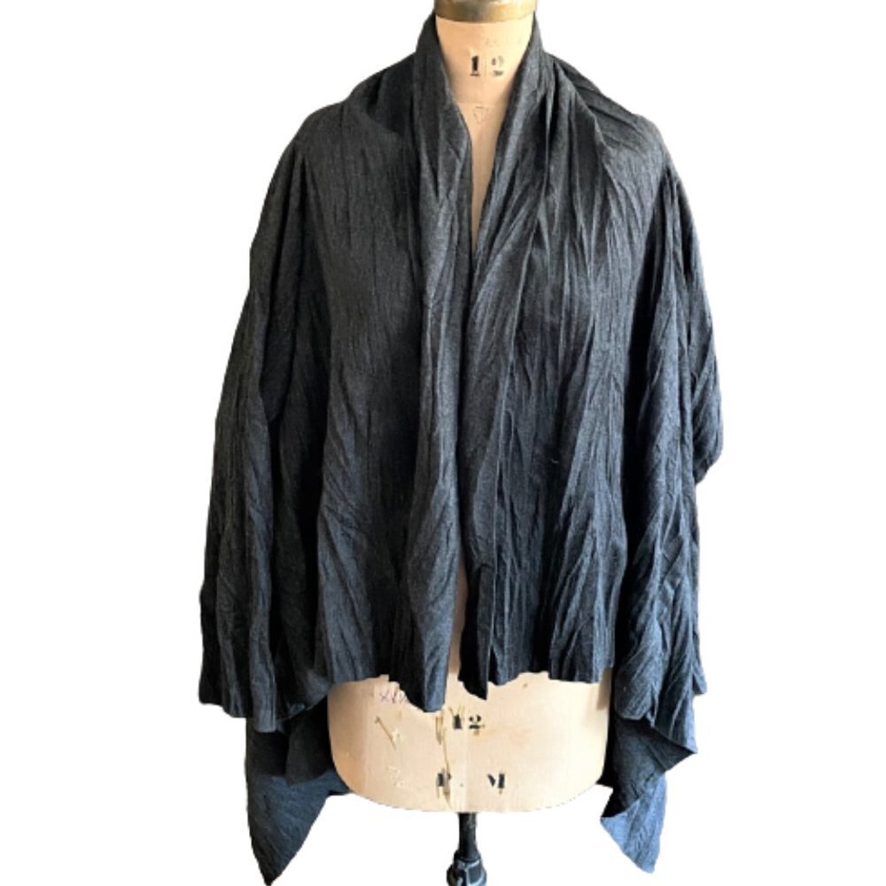 J Jill cascading cardigan sweater kimono style wool blend M